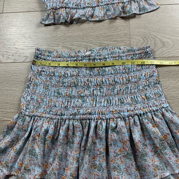 Fashion Nova Oh How Sweet Smocked Mini Skirt Set - Light Blue - Picture 11 of 11
